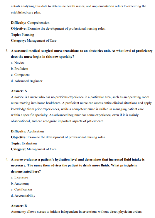 Test Bank for Fundamentals of Nursing 12th Edition Potter Perry, Perry, and Stockert - Image 3