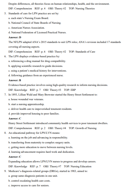 Test Bank for Fundamental Concepts and Skills for Nursing 7th Edition by Williams - Image 3
