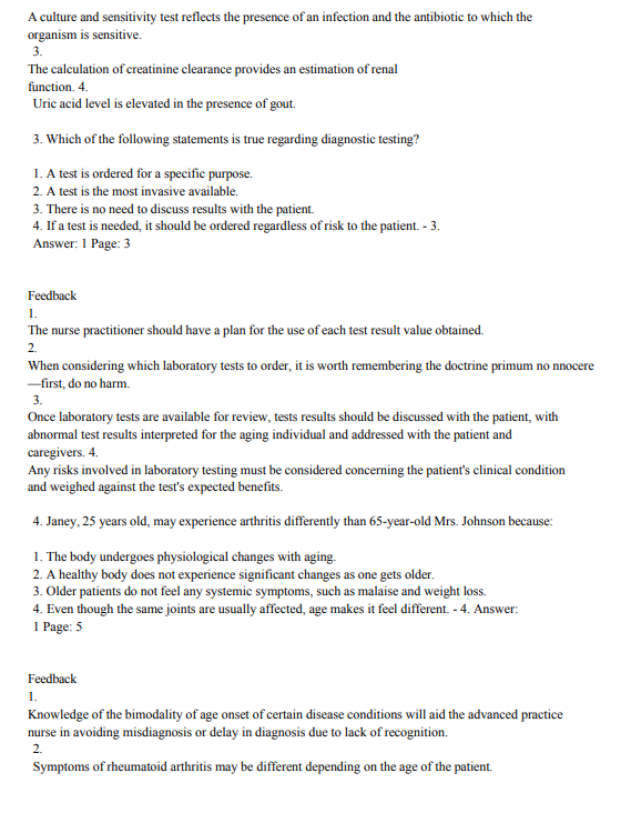 Test Bank Advanced Practice Nursing in the Care of Older Adults 3rd Edition Kennedy-Malone and Groenke-Duffy - Image 3