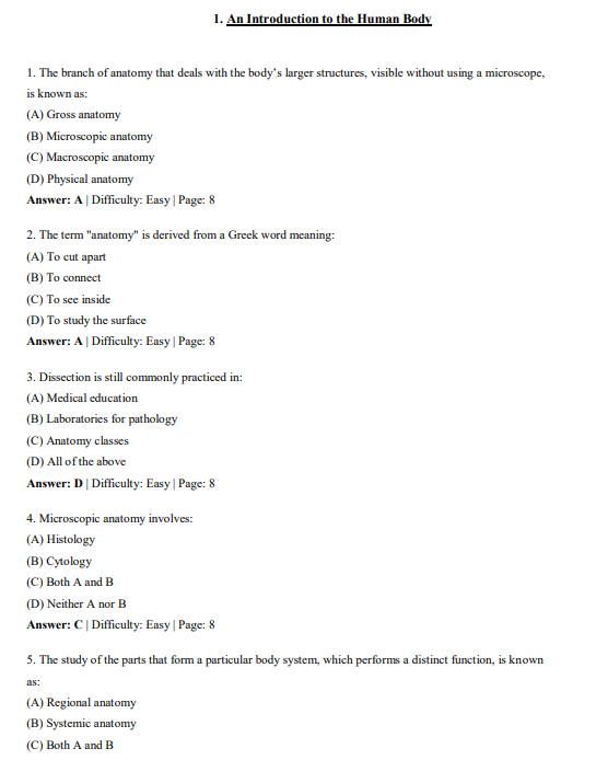Test Bank for Understanding Anatomy & Physiology A Visual, Auditory, Interactive Approach 4th Edition By Gale Sloan Thompson - Image 4